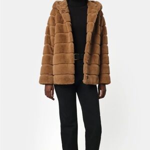 BRAND NEW Apparis Brown Teddy Jacket